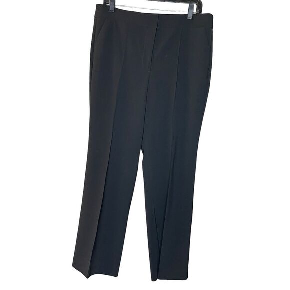 Talbots Pants - Talbots Women's Black Dress Pants Size 12P Petite Straight Leg Stretch Formal
